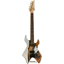 Puandorg Elektro Gitar x Kasa Custom Epoksi & Yıllanmış Ağaç Kişiye Özel