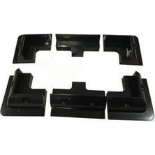 Hegel KARAVAN MONTAJ SETİ SİYAH 6'LI SET (4 KÖŞE, 2 YAN)