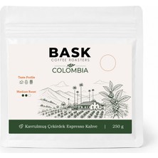 Bask Coffee Premium Espresso Çekirdek Kahve Colombia 250G