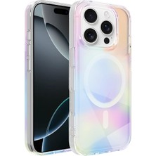 Teleplus iPhone 13 Pro Max Kılıf Neon Prizma Msafe Mozaik Kapak