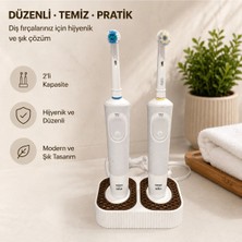 Dual Elektrikli Diş Fırçası Standı Kahverengi