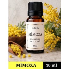Ems E.M.S MİMOZA Esansiyel Uçucu Yağ Buhurdanlık Yağı Difüzör Esansı Oda Kokusu Esansı MUM ESANSI 10 ML.