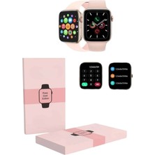 Kap Kaç Yeni Nesil Kadın Akıllı Saat Rose Gold Android ve Ios Uyumlu