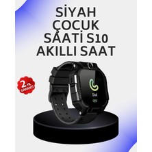 Brf Store Elivorasell S10 Akıllı Çocuk Saati Siyah Tasarım Adımsayar ve Alarm Fonksiyonu