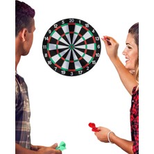 Kap Kaç 12 Inç Dart Tahtası 4 Adet Metal Uçlu Dart Oku Kolay Montajlı