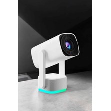 Kap Kaç Şarjlı Projeksiyon Oyun Sinema Projektörü 4K Hd Görüntü Kaliteli