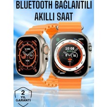 Kap Kaç Yeni Nesil Ultra Akıllı Saat Titreşimli, Uyku & Sağlık Takibi, Çift Kordon