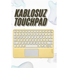 Kap Kaç Bluetooth Touchpad Klavye 10.9 Inch Kablosuz Wifi Q Klavye Slim