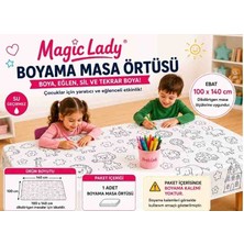 Magiclady Boyama Masa Örtüsü – 100 × 140 cm