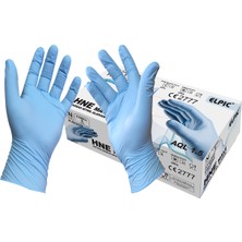 Elpic Elpıc Hne Mavi Nitril Eldiven Pudrasız L Beden 100'LÜ Paket