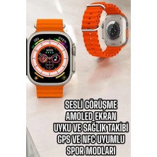 Kap Kaç Yeni Nesil Akıllı Saat Nabız Ölçer Sağlık Ölçer ve Kalori Ölçer Uyku Takibi Nfc Özelliği