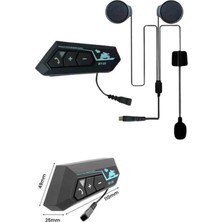 Kap Kaç Bluetooth Kask Kulaklığı Intercom 5.0 Bluetooth Android ve Ios Uyumlu