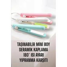 Kap Kaç Seramik Kaplama Taşınabilir Mini Saç Düzleştirici Seyahat Dostu Tasarım