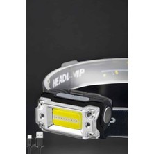 Kap Kaç Kafa Lambası LED Fener Pratik Taşınabilir Ayarlanabilir USB Şarjlı