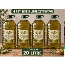 Hataytan Yöresel Zeytinyağı 4 Adet 5 Lt Lik