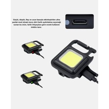 Kap Kaç LED Mini Anahtarlık Fener – 1000 Lümen Güçlü Işık ve USB Type-C Şarjlı
