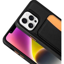 iPhone 16 Pro Kılıf Kartlıklı Kamera Yükseltili Silikon Ottonova