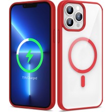 Ottonova iPhone 13 Pro Kılıf Kenarlar Ince Arka Kısım Magsafe Kamera Yükseltili Silikon Nova