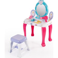 Brf Store Elivorasell Dolu Unicorn Makyaj Masası ve Tabure Seti
