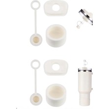 Brf Store Elivorasell 1 Set (3 Parça) Bej, Pipet Tıpası 40 ve 30 Oz Termos Için Sızdırmaz Seti,bej