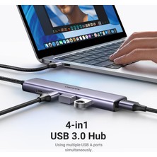 Brf Store Elivorasell Ugreen USB Hub 4 USB 3.0 Bağlantı Noktası Veri Yuvası Usb.