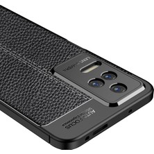 Xiaomi Poco F4 Kılıf Deri Görünümlü Silikon Kamera Korumalı Üstün Koruma Ottonova