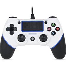 Brf Store Elivorasell Kontorland Ps4 ve Pc Uyumlu Titreşimli Kablolu Oyun Kolu Gamepad
