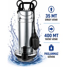 Optivex 2 Hp Temiz ve Kirli Su Dalgıç Pompa Bakır Sargılı