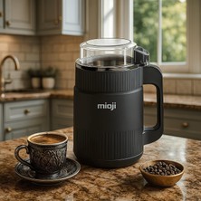 Brf Store Elivorasell Mioji Mio CG34 500W Paslanmaz Çelik Bıçak Kompakt Baharat ve Kahve Öğütücü Siyah