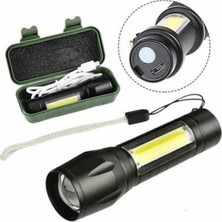 Brf Store Elivorasell LED Lamba El Feneri Küçük Taşınabilir USB Şarjlı Acil Durum Lambası