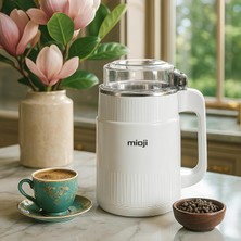 Brf Store Elivorasell Mioji Mio CG34 500W Paslanmaz Çelik Bıçak Kompakt Baharat ve Kahve Öğütücü Beyaz