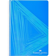 Brf Store Elivorasell Faber-Castell Desenli Spiralli Defter, A4, 80 Yaprak, 70G Kağıt, Çizgili, Dayanıklı Kapa