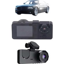 Brf Store Elivorasell Gece Görüşlü Dvr 3 Lensli Araç Içi Sürüş Kamerası Video Kaydedici