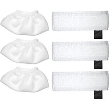 Brf Store Elivorasell Karcher Sc2 / Sc3 / Sc4 / Sc5 Paspas Bezi Aksesuarları Için 6 Paket Bez Seti Paspas Pedl