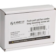 Brf Store Elivorasell Lian Li Uzun Vida Seti Unı Fan Sl V2 120 Uyumlu 6#32 Siyah 12 Adet