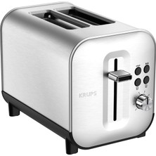 Brf Store Elivorasell Krups First Toaster 2 Bölmeli Paslanmaz Çelik 850 Watt Ekmek Kızartma Makinesi - 7211003
