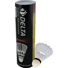 Brf Store Elivorasell Delta Ds 6 Badminton Topu, Unisex, Beyaz, Tek Beden