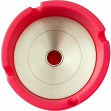 Brf Store Elivorasell Metal Iç Hazneli Masaüstü Küllük (2 Adet) (Pembe)