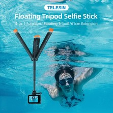 Brf Store Elivorasell Telesın Floating Tripod Selfie Stick (Gopro HERO13/12/11/10/9, Osmo Action 3/4/5 Pro Uyu