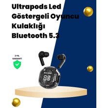 Brf Store Elivorasell Bluetooth 5.3 Kablosuz Kulaklık 30MM Sürücü LED Ekranlı Mikrofonlu