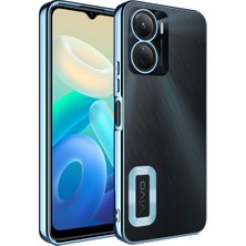 Vivo Y16 Kılıf Kamera Lens Korumalı Logo Gösteren Ince Hafif Aden