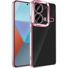 Xiaomi Redmi Note 13 Pro 4g Kılıf Kamera Lens Korumalı Logo Gösteren Ince Hafif Aden