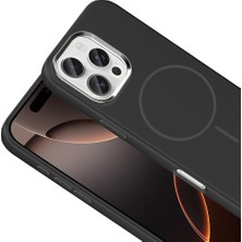iPhone 16 Pro Max Kılıf Ince Magsafe Halkalı Kamera Yükseltili Silikon Aden
