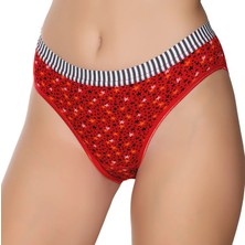 Gümüş 6024 12'li Kadın Likralı Kemer Lastikli Galaksi Bikini
