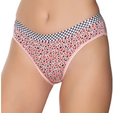 Gümüş 6024 12'li Kadın Likralı Kemer Lastikli Galaksi Bikini