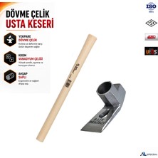 Apeksal Sait Demirci Usta Keseri Dövme Çelik Cr-V Malzeme Kalıp, İnşaat, Bahçe Keseri