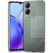 Khayra Vivo Y17S Kılıf Kamera Korumalı Şeffaf Kalın Üstün Koruma Silikon Khyr