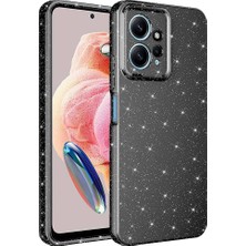 Lucek Cases Xiaomi Redmi Note 12 4g Kılıf Kamera Korumalı Simli Silikon Üstün Koruma Lckc