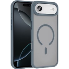 Khayra iPhone 17 Air Kılıf Magsafe Destekli Kamera Yükseltili Silikon Mat Parmak Izi Tutmayan Khyr