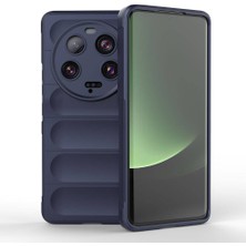 Rengareng Xiaomi Mi 13 Ultra Kılıf Kamera Korumalı Esnek Silikon Parmak Şeritli Mnc